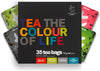 Dilmah t-Series The Colour Of Life Gift Set Selection of 35 Tea Bags, Brilliant Breakfast, Green Tea with Jasmine Flowers, The Original Earl Grey and 5 Sachets of Pure Peppermint Leaves