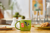 Radiant Leaf Porcelain Mug - Green 350ml