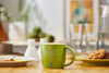 Radiant Leaf Porcelain Mug - Green 350ml