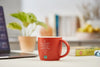 Radiant Leaf Porcelain Mug - Orange 350ml